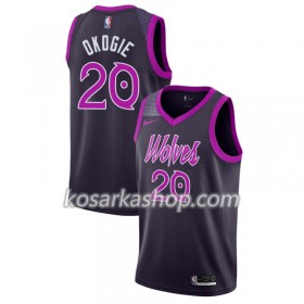 Dres Minnesota Timberwolves Josh Okogie 29 Nike 2018-19 City Edition Ljubičasta Swingman